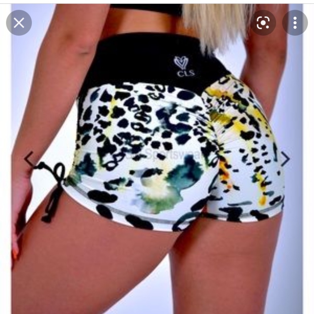 CLS Sportswear Side Tie Scrunch Shorts